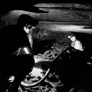 Image of Miners and Coal Cutter